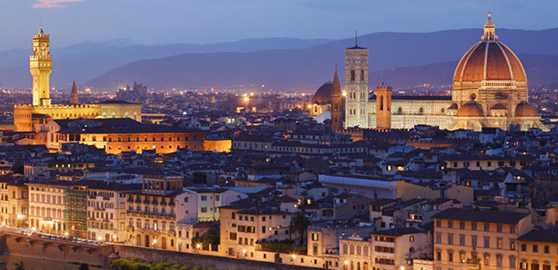 View of Florence, birthplace of the Italian language View of Florence, birthplace of the Italian language