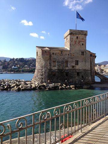 Rapallo - The Castle on the sea, symbol of the town Rapallo - The Castle on the sea, symbol of the town