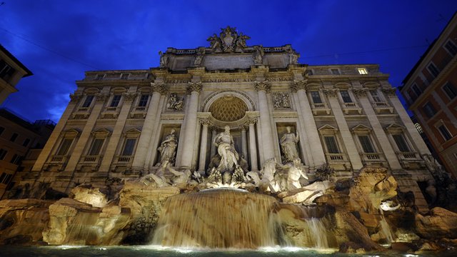 Rome Trevi Fountain