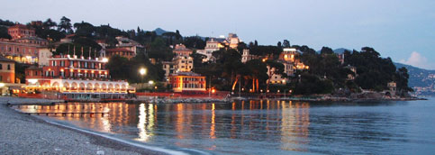 Santa Margherita Ligure on a summer night Santa Margherita Ligure on a summer night