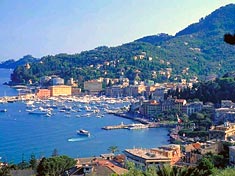 Santa Margherita Ligure, Italian Riviera Santa Margherita Ligure, Italian Riviera, aerial view