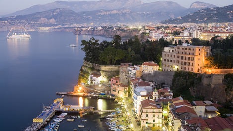 Sorrento at sunset