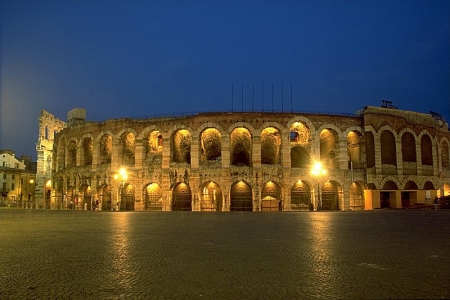 Verona Arena Arena of Verona by night