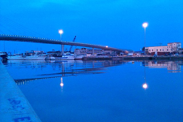 Abruzzo, Pescara Sea Bridge and Port Abruzzo, Pescara Sea Bridge and Port