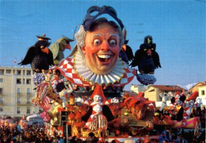 Viareggio Carnival - Dario Fo float Viareggio Carnival - Dario Fo float