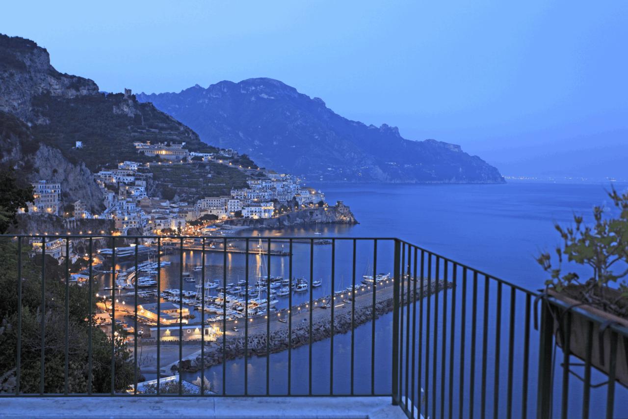 Hotel Il Nido Amalfi - the view from a balcony Hotel Il Nido Amalfi - the view from a balcony