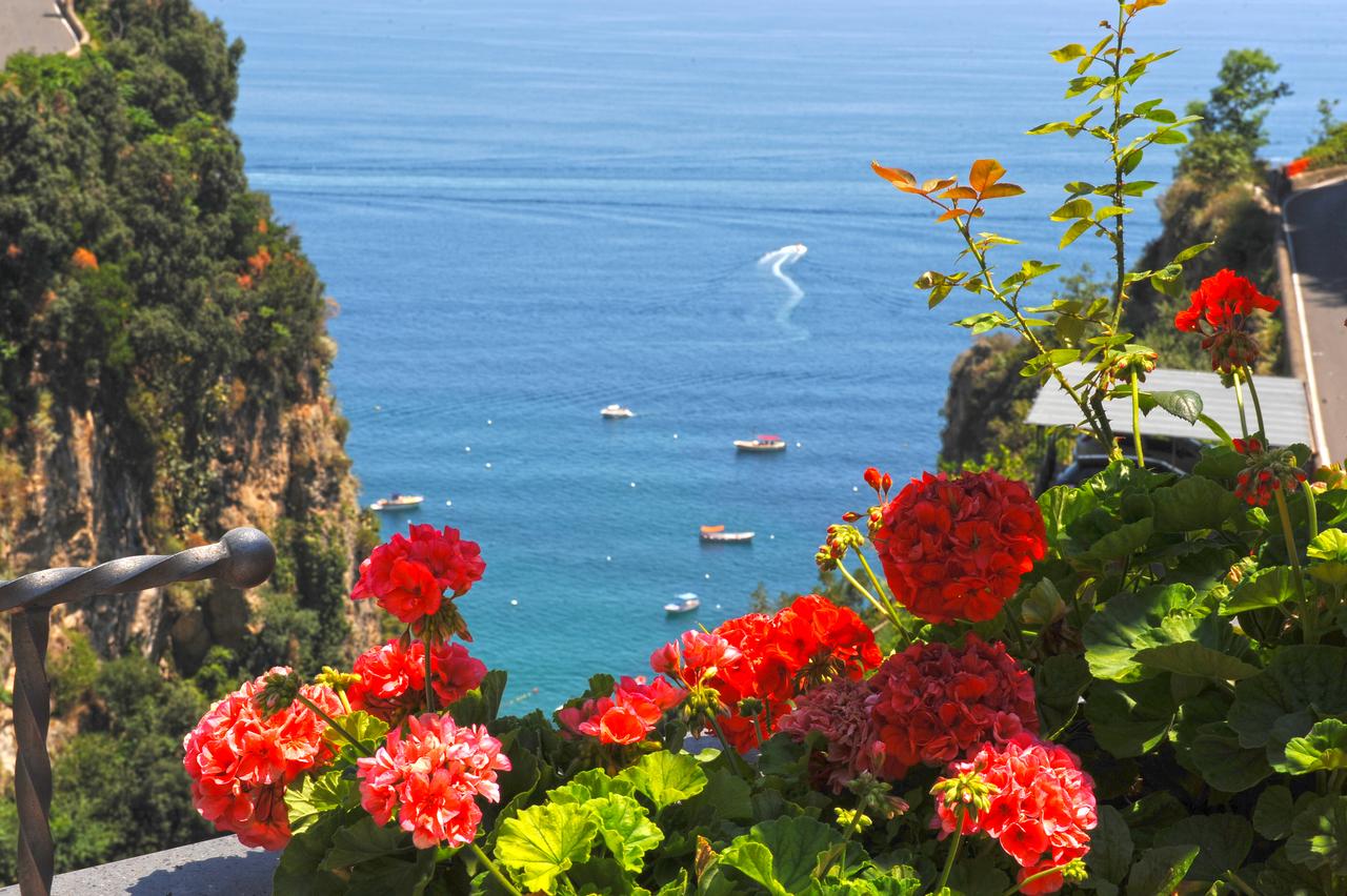 Hotel La Pergola Amalfi - the view from a balcony Hotel La Pergola Amalfi - the view from a balcony