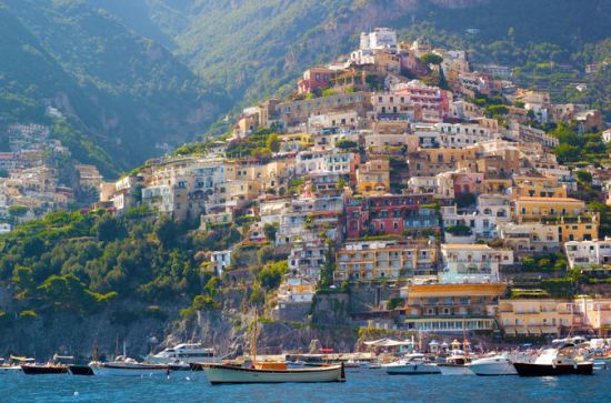 Positano from the sea Positano from the sea