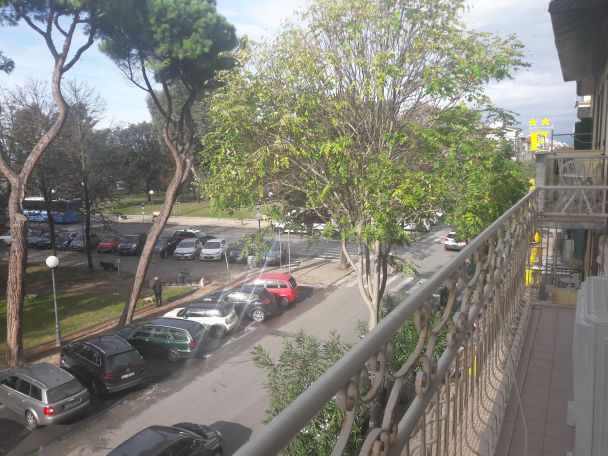Viareggio Beach Apartment front balcony view Viareggio Beach Apartment Giardini del Mare front balcony view