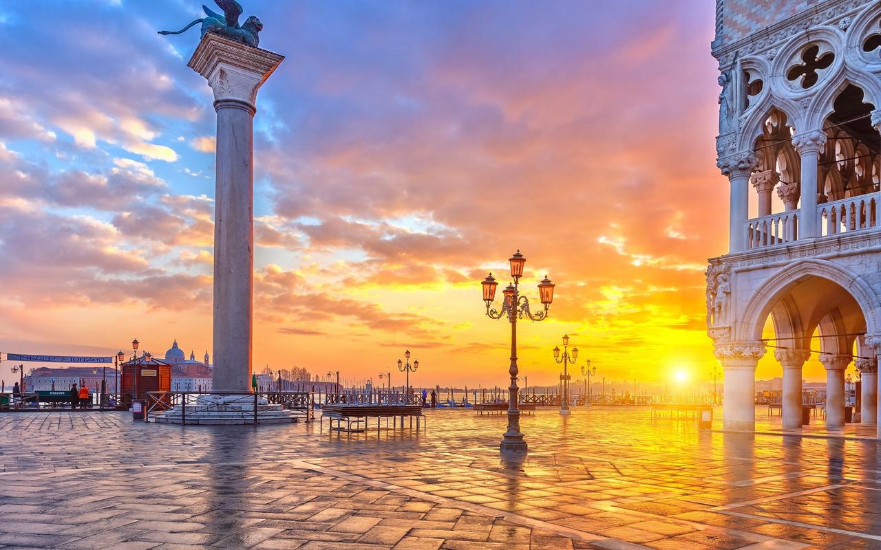 Venice at sunset