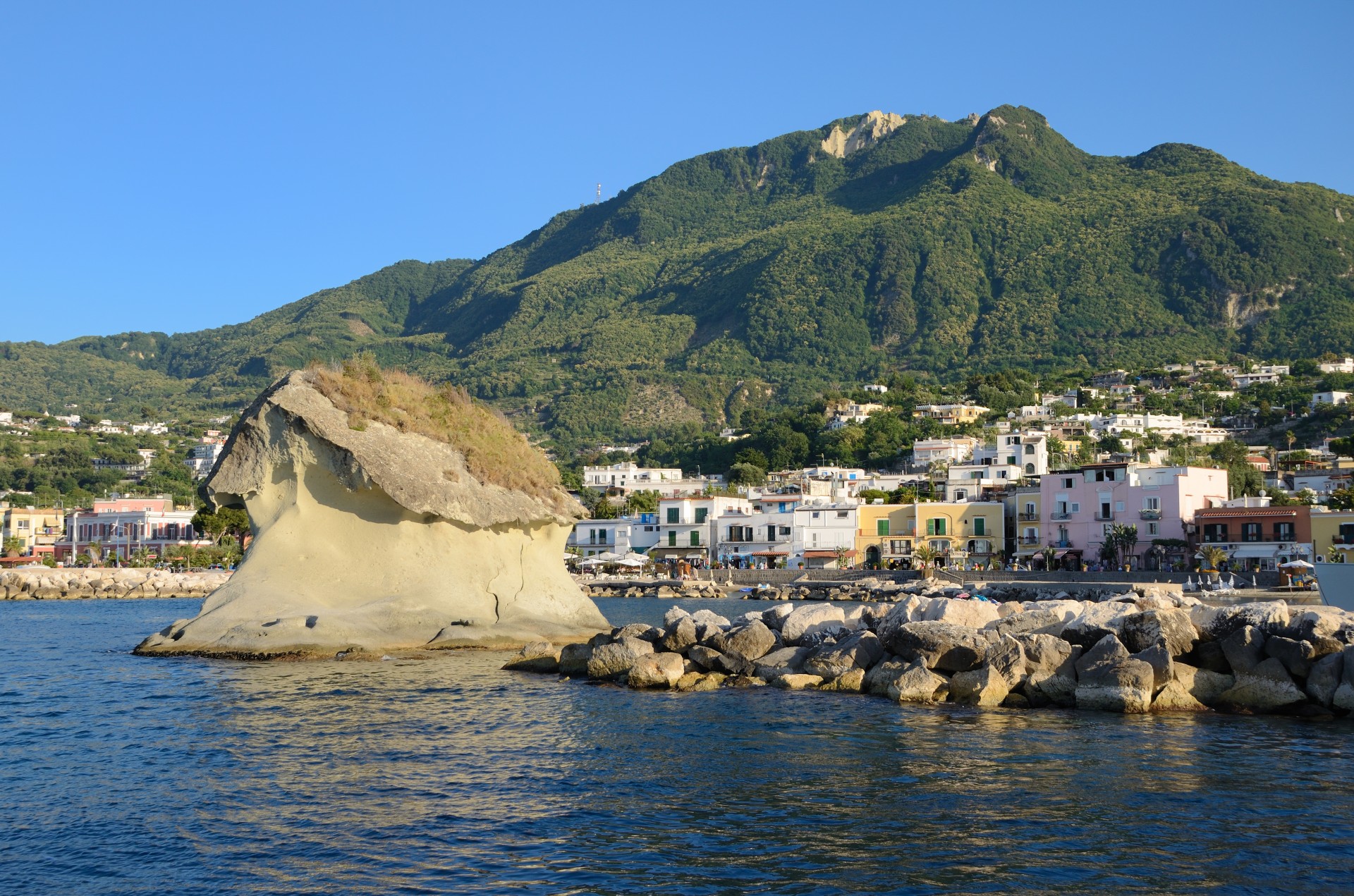 Ischia . Ferry, Weather, Travel, Beaches. Map of Ischia • Italy Travel ...