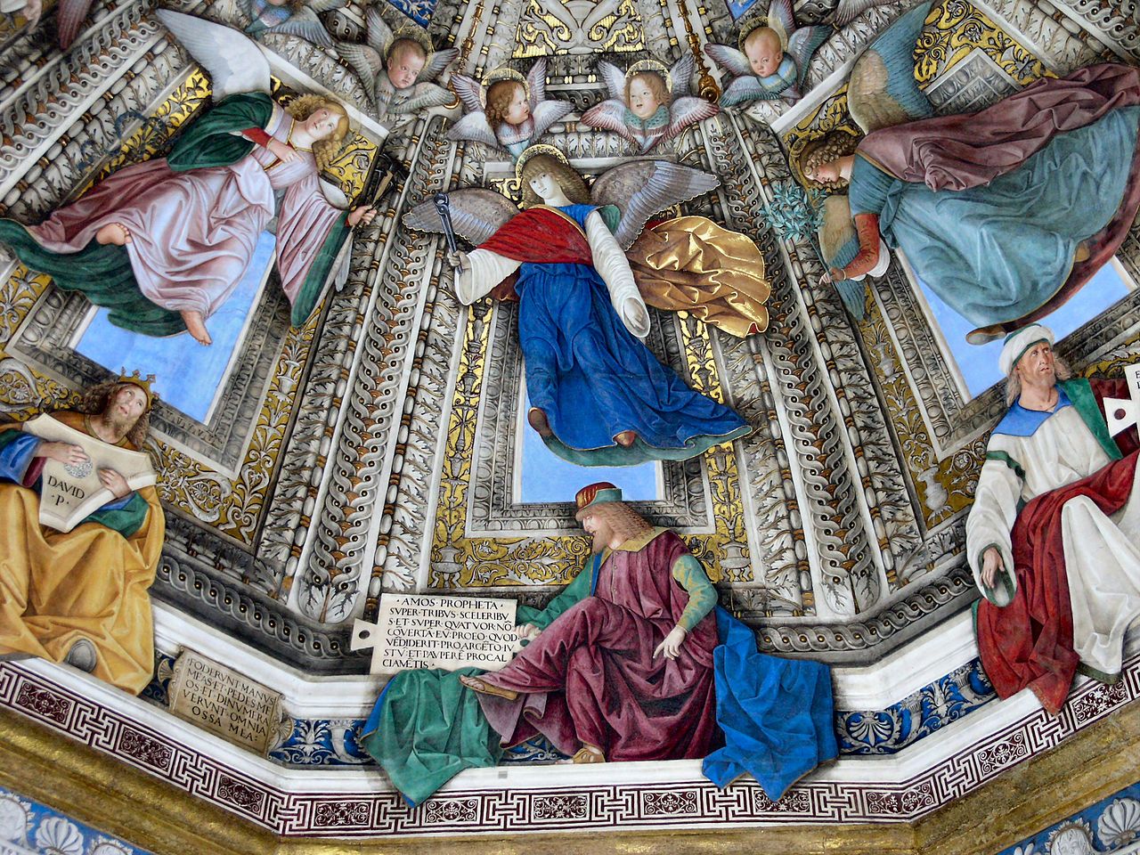 Loreto Sanctuary Dome's Fresco by Melozzo da Forlì Loreto Sanctuary Dome's Fresco by Melozzo da Forlì