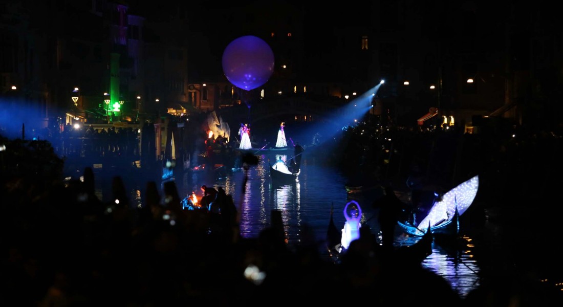 Venice Carnival. Festa Veneziana on the Water, first part Venice Carnival. Festa Veneziana on the Water, first part