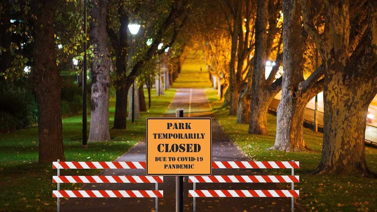 Covid-19 Lockdown Closed Park
